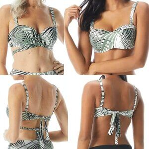 NWT Coco Reef Underwire Strapless Bikini Top, 34DD
